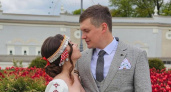 Молодожены из Чувашии приняли участие во Всероссийском свадебном фестивале