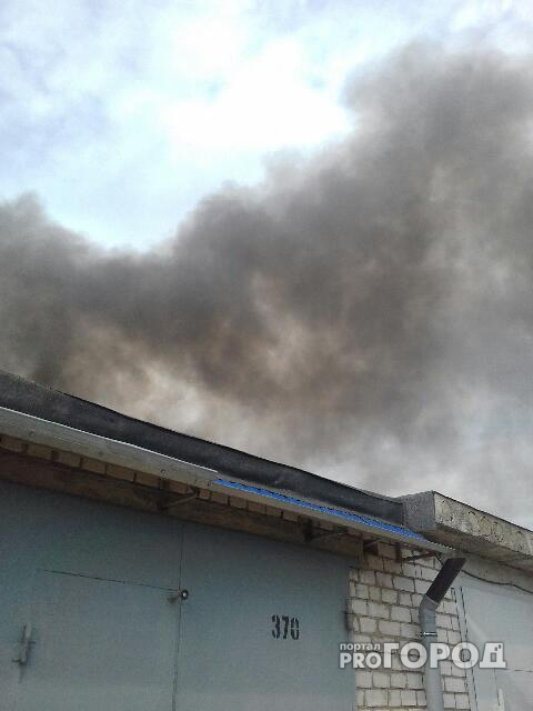 В Новочебоксарске на одном и том же месте третий раз за день произошел пожар