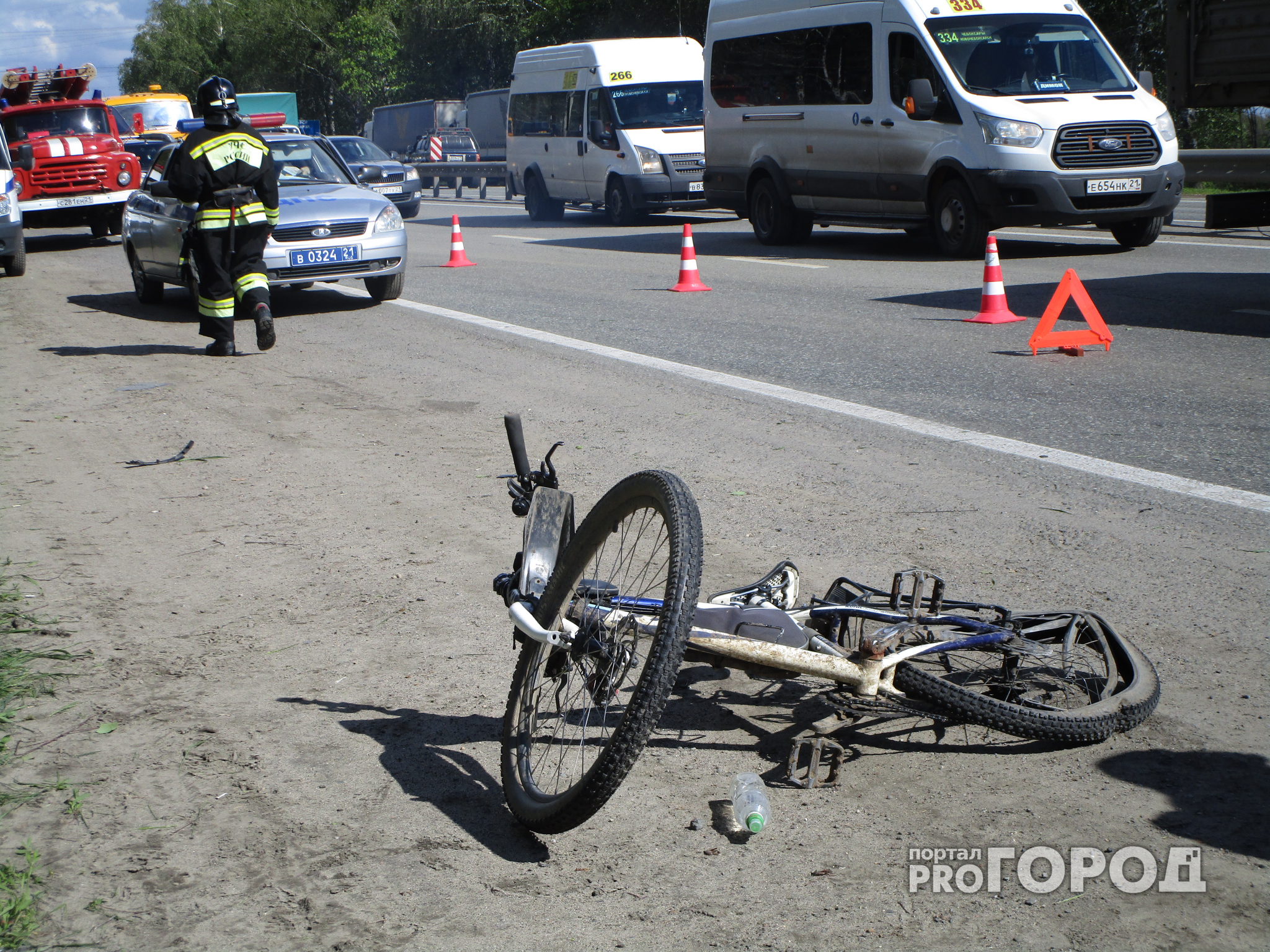 В Чебоксарах врачи рассказали о состоянии велосипедистов, которых сбил грузовик