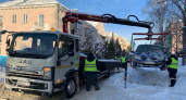В Чебоксарах отправляют на штрафстоянку машины, которые мешают снегоуборщикам
