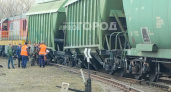 В Чебоксарах грузовой поезд сошел с рельсов