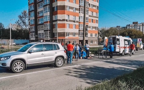 В Новочебоксарске автомобилистка сбила пьяного велосипедиста