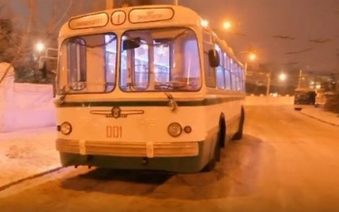 В Чебоксарах один день будет ездить ретро-троллейбус