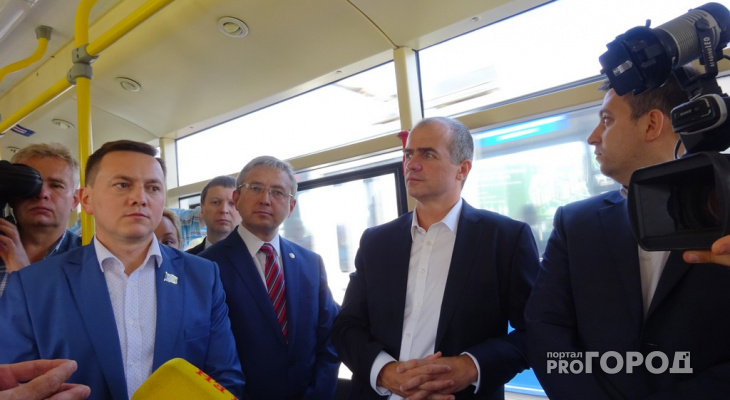 Ладыков проехал на новом троллейбусе от Чебоксар до Новочебоксарска