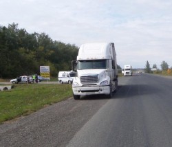 В Чувашии женщина перебегала трассу и попала под фуру