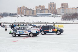 В Чебоксарах прошел второй этап ледовых гонок «Волжский трек-2016»