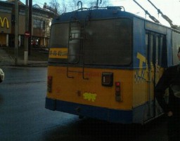 В Чебоксарах пассажира протащило за троллейбусом