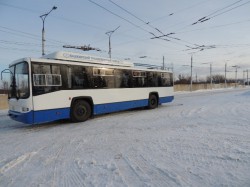 В Чебоксарах запустили новые троллейбусы с отоплением и панорамными дверьми