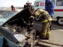 В Чебоксарком районе в столкновении с тягочем погиб водитель Mitsubishi Lancer