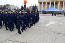 В Чебоксарах в репетиции парада Победы приняли участие женские батальоны