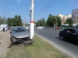 В Чебоксарах после столкновения с 