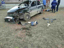 Новые подробности: Mitsubishi двух погибших в Канашском районе парней несколько раз перевернулась