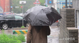 В воскресенье в Чебоксарах ожидается кратковременный дождь