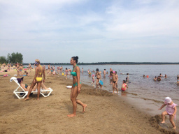Новочебоксарцам разрешили купаться на городском пляже
