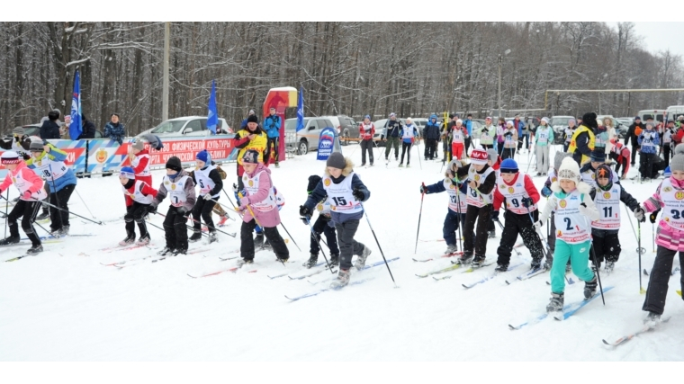 Соревнования по лыжным гонкам среди спортивных семей 