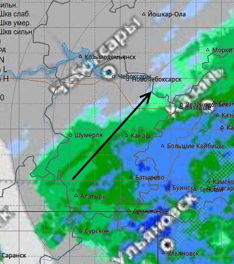 Карта циклона чебоксары