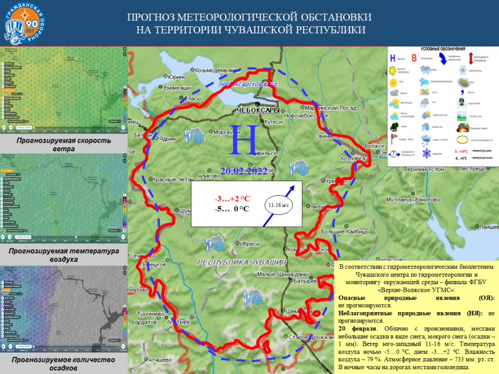 Карта осадков комсомольское чувашия