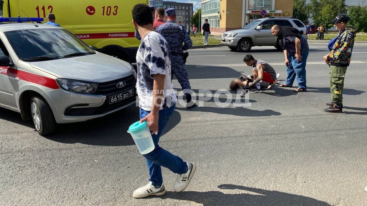 Полицейские поймали подозреваемого в ДТП с мотоциклом: девушка упала на  асфальт