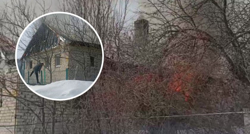 В чувашской деревне загорелся дом: "Стекло разбилось"