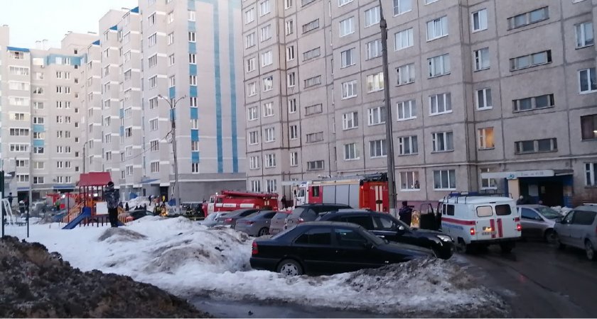 В Чебоксарах из десятиэтажки эвакуировали людей: подъехали 8 пожарных машин