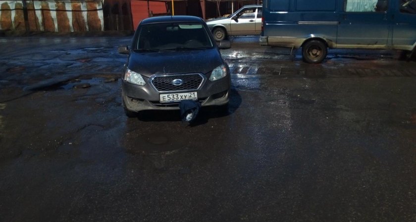 Жительница Чувашии переходила дорогу, когда ее сбил пьяный водитель Datsun