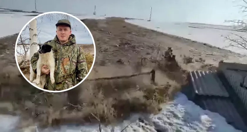 Фото к статье: Местный чиновник решил подстраховаться из-за нагрянувшего потока талых вод