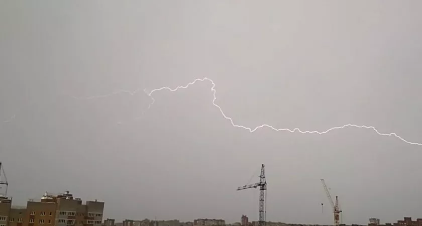 Фото к статье: МЧС Чувашии предупреждает: возможна гроза