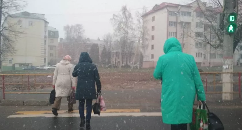 Фото к статье: Жителям Чувашии обещают непогоду с мокрым снегом и дождем
