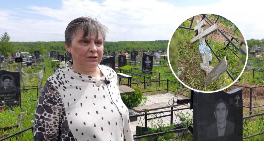 Перед Троицей на чебоксарском кладбище спилили кресты: "Это издевательство над мертвыми!"