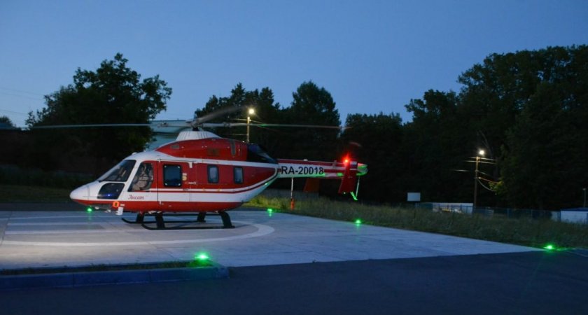 Вертолет чувашских медиков сможет летать с пациентами даже по ночам
