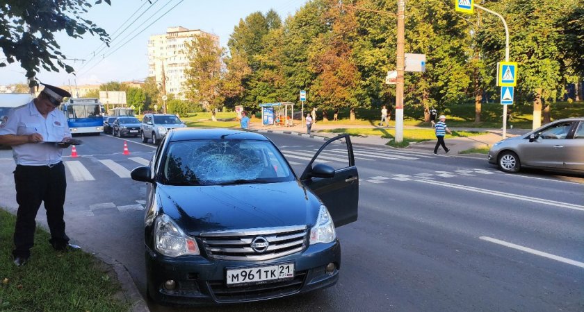Nissan сбил 14-летнего пешехода в Чебоксарах