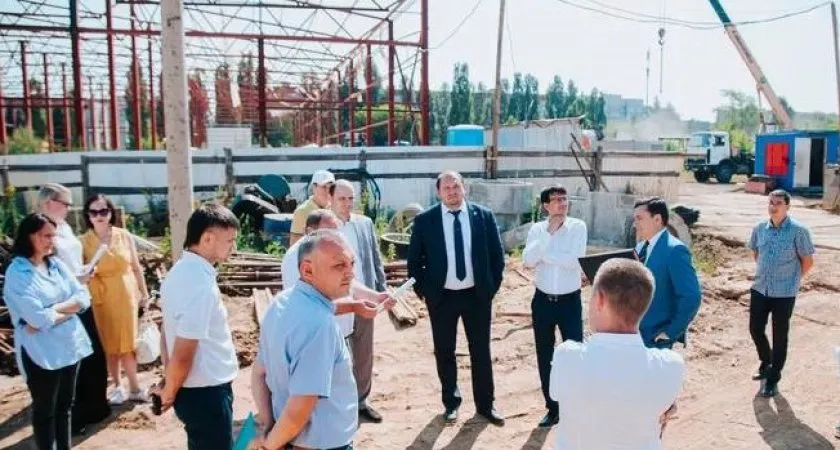 Фото к статье: Денис Спирин рассказал о строительстве школы в Садовом