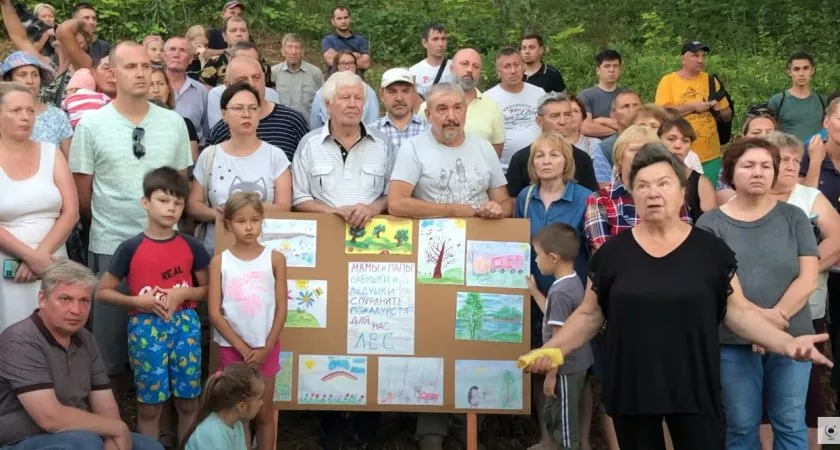 Фото к статье: Жители Юго-Западного обратились к Путину: "Оставьте лес народу, не вырубайте вековые дубы"