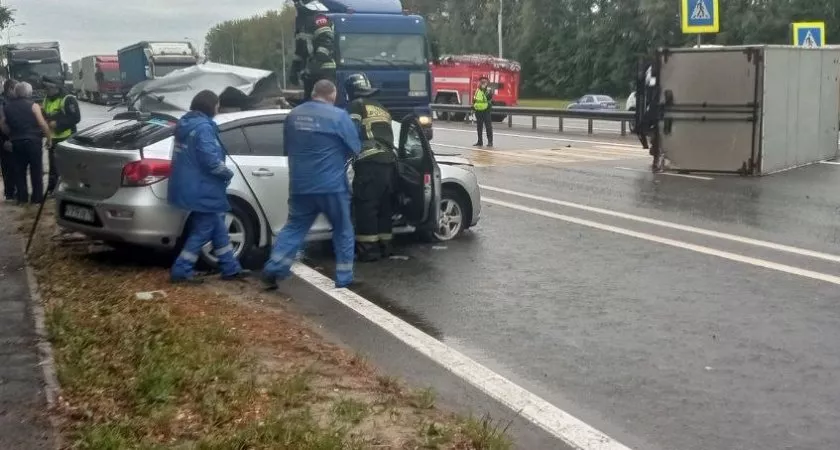 Фото к статье: В ДТП с грузовиком в Чебоксарском районе пострадал еще один человек