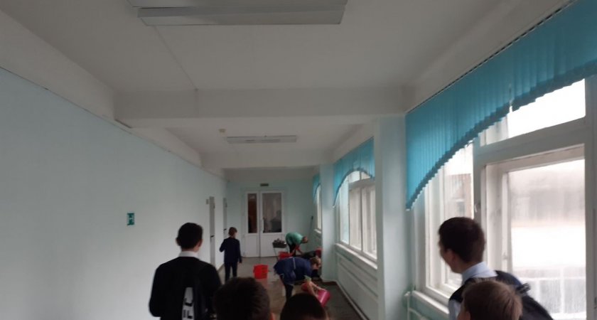 Потоп в чебоксарской школе после публикации усилился