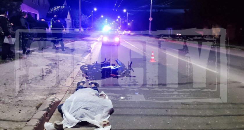 В Чебоксарах разбился водитель мопеда в ДТП с легковушкой
