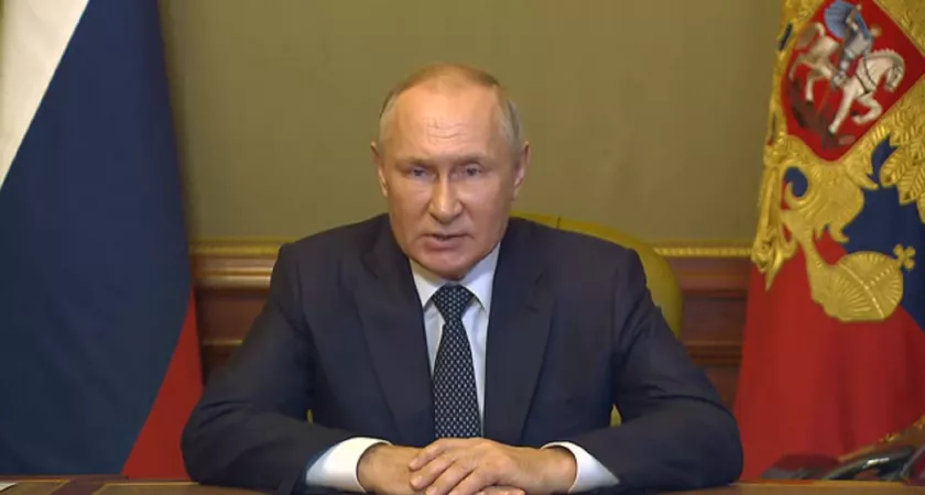 Фото к статье: Путин сообщил о нанесении массированного удара по Украине: "Ответы будут жесткими"