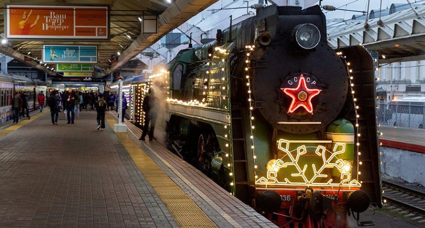 Поезд Деда Мороза впервые приедет в Чебоксары