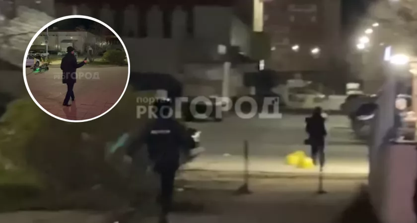 Фото к статье: Человек в шляпе после стрельбы рассказал, откуда у него иностранный револьвер
