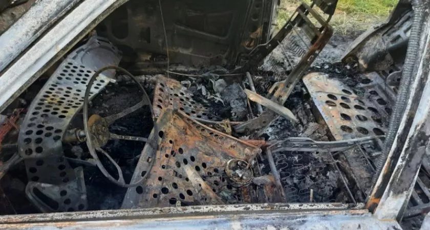Фото к статье: Задержан угонщик из Чувашии: разобрал автомобиль на запчасти, а затем сжег