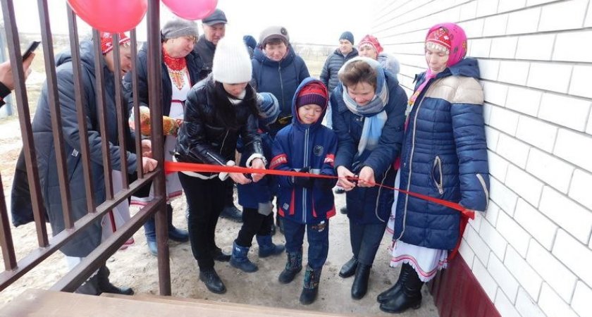 Семье бесплатно построили большой дом в Аликовском районе