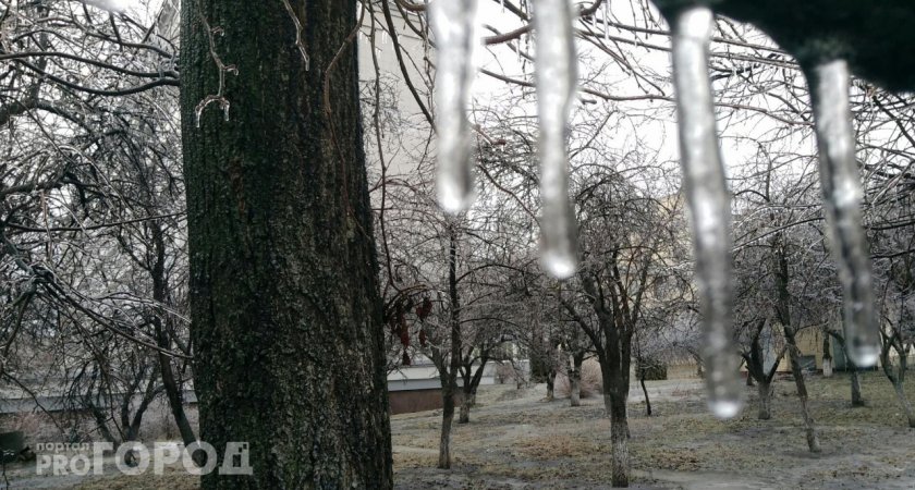 Московский ледяной дождь движется на Чувашию