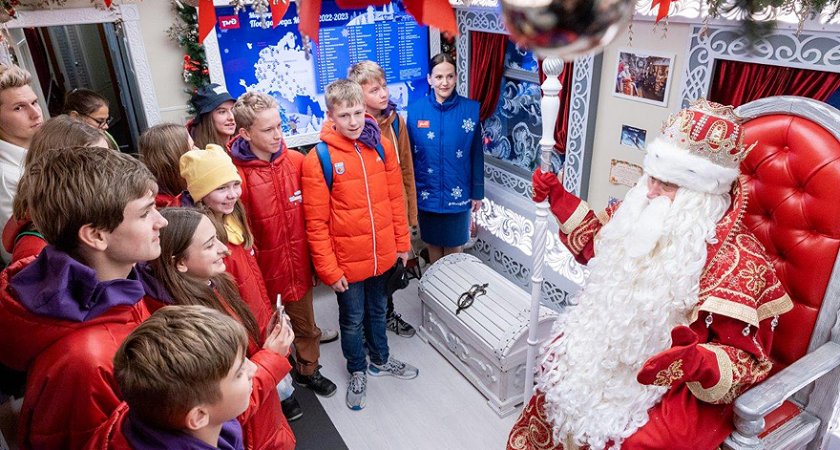 Поезд Деда Мороза приедет в Чебоксары в эти выходные