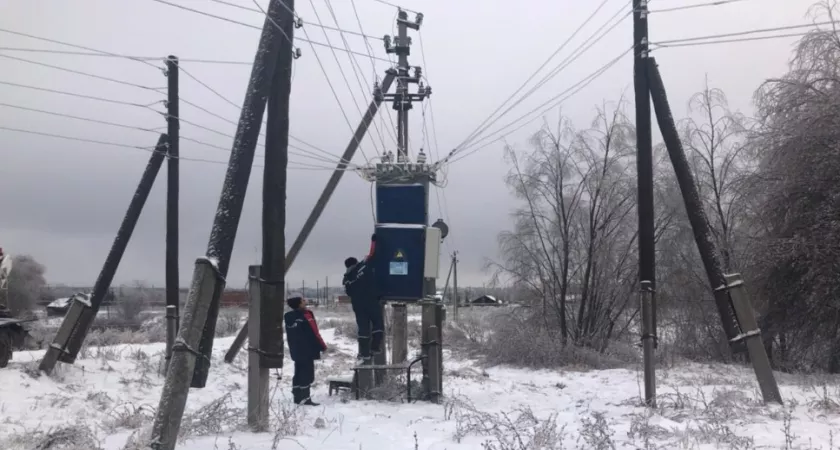 Фото к статье: Некоторые районы Чувашии остались без электричества из-за непогоды