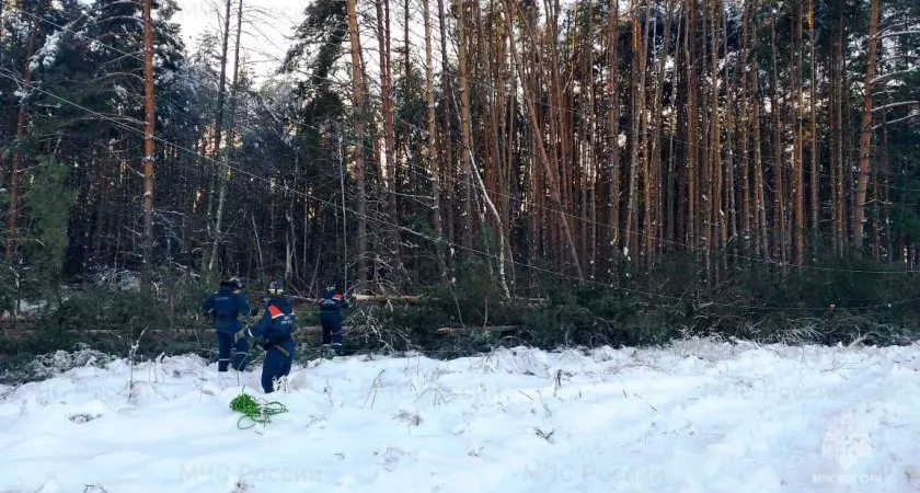 Фото к статье: В четыре района Чувашии отправили 15 оперативных бригад, чтобы вернуть электричество