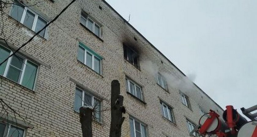 В Кугесях после пожара в общежитии нашли тело погибшего