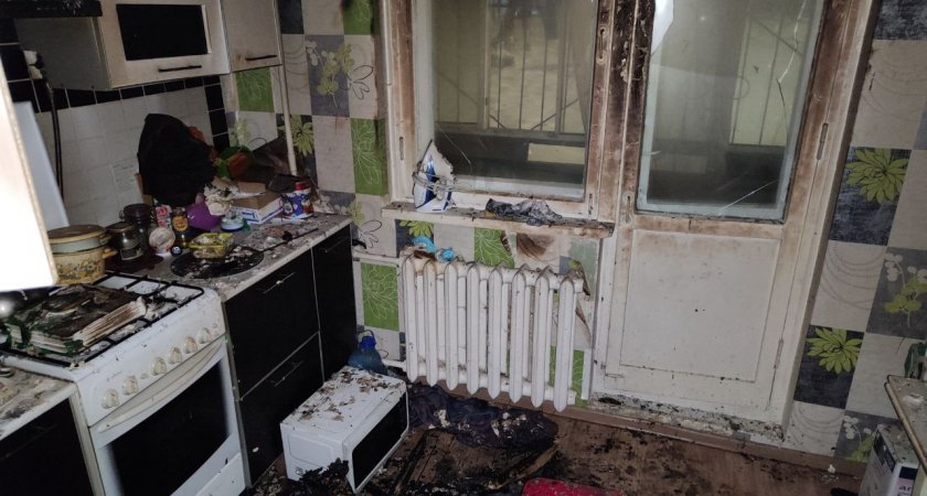 В Новочебоксарске 3-летний мальчик спалил кухню