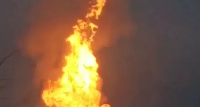 Фото к статье: Три человека погибли при взрыве газопровода в Вурнарском районе