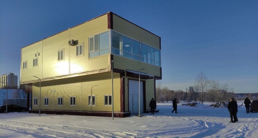 В Новочебоксарске достроили двухэтажную спасательную станцию