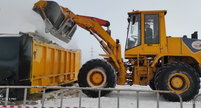 В Чебоксарах заработала снегоплавилка: перерабатывает до 60 куб. м снега в час
